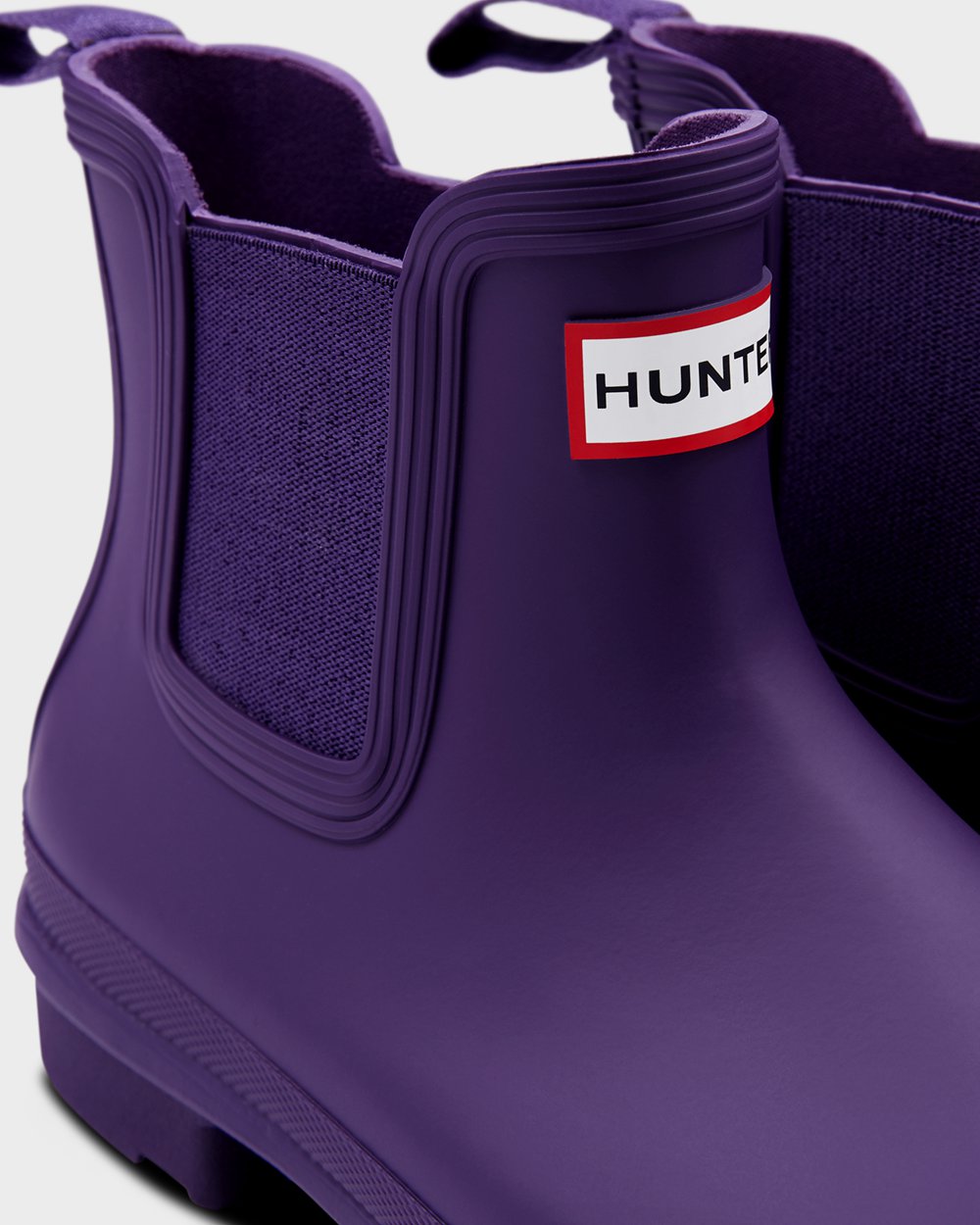 Hunter Mujer Original - Botas Chelsea Azules Moradas - 872-OADNMW